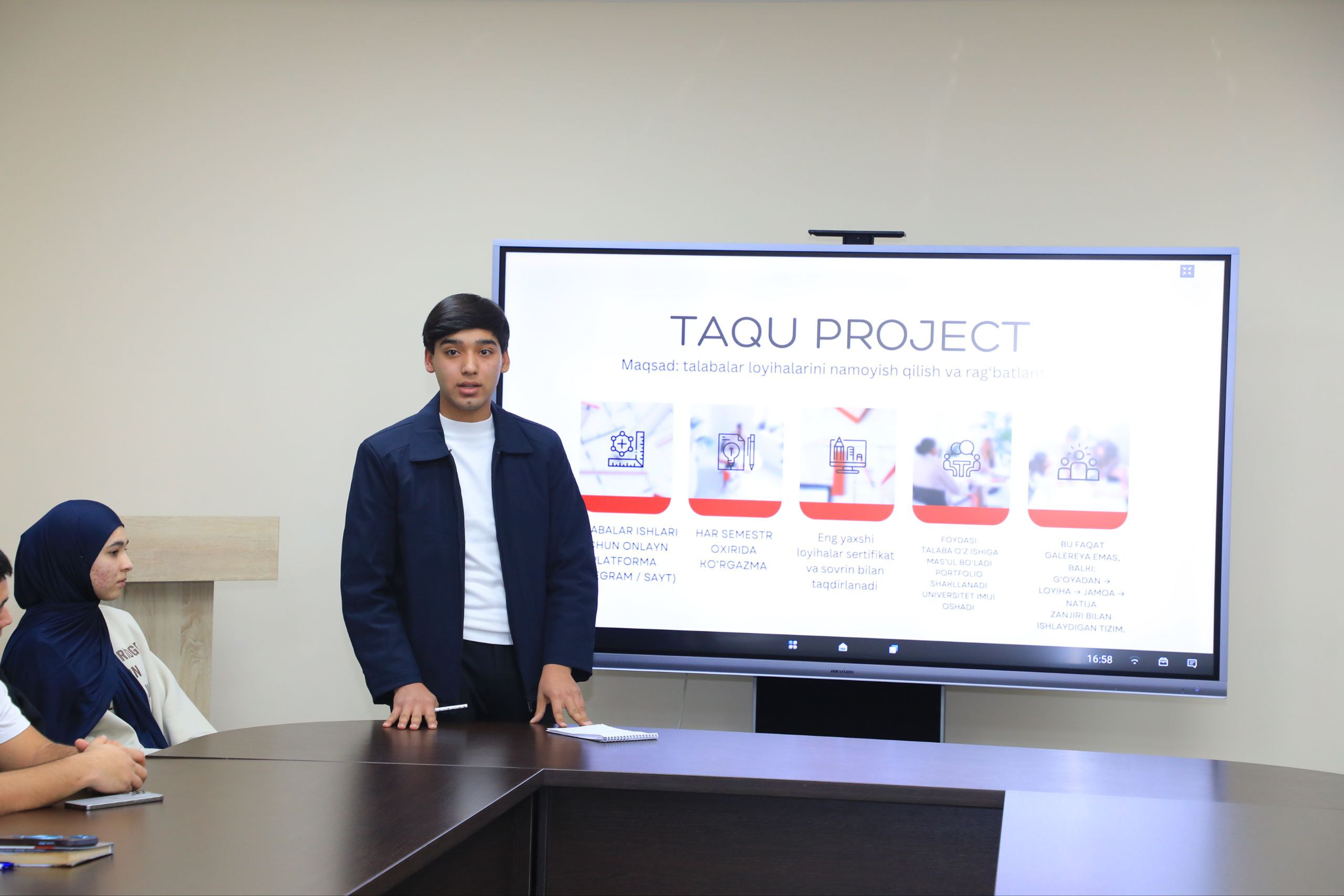 Toshkent arxitektura-qurilish universiteti Students' Union of TUACE jamoasi prezidentligiga saylov boʻlib oʻtdi